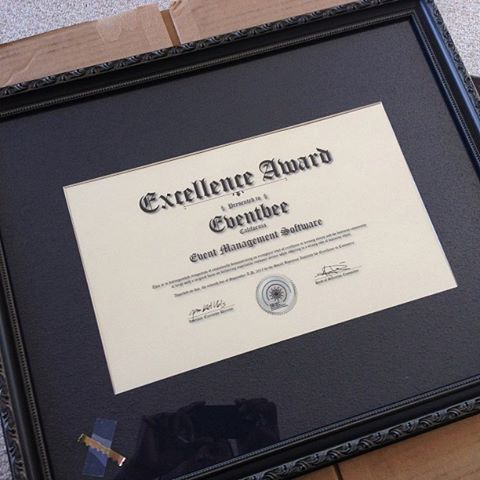 We Received Our Award from the SBIEC (Small Business Institute for Excellence in Commerce)!