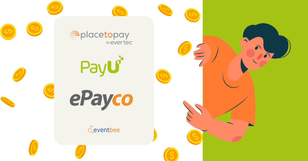 Métodos de pago para vender entradas en&nbsp;Eventbee